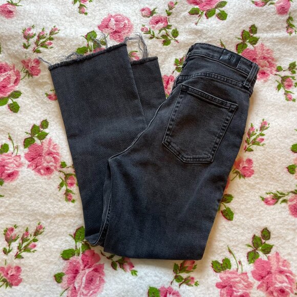 Black denim BDG high rise kick ankle flare straight jeans! - Picture 12 of 12